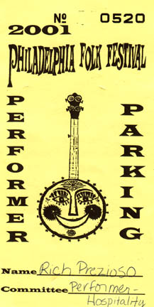 Performer Parking Pass