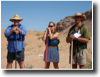 Mike, Kat, and Jim--our guides at the Crystal Gyser put in