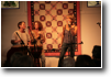 Jacquie w/Sue and Deb of the Sons of the Never Wrong, SongTree, Goleta, CA -- 2007 